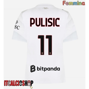 AC Milan Christian Pulisic #11 Seconda Maglia Femmina 2026-27 Manica Corta